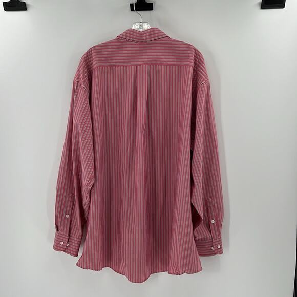 Club Room Men's Traveler Regular Fit LS Button Front - Red/Blue - 18.5 - NWT - Picture 5 of 5